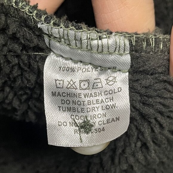 VSTR Aztec Shirt Jacket Mens L Green Black Button Fleece Lined Long Sleeve Cozy - Picture 3 of 7